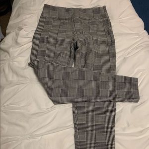 Plaid Tight Pants